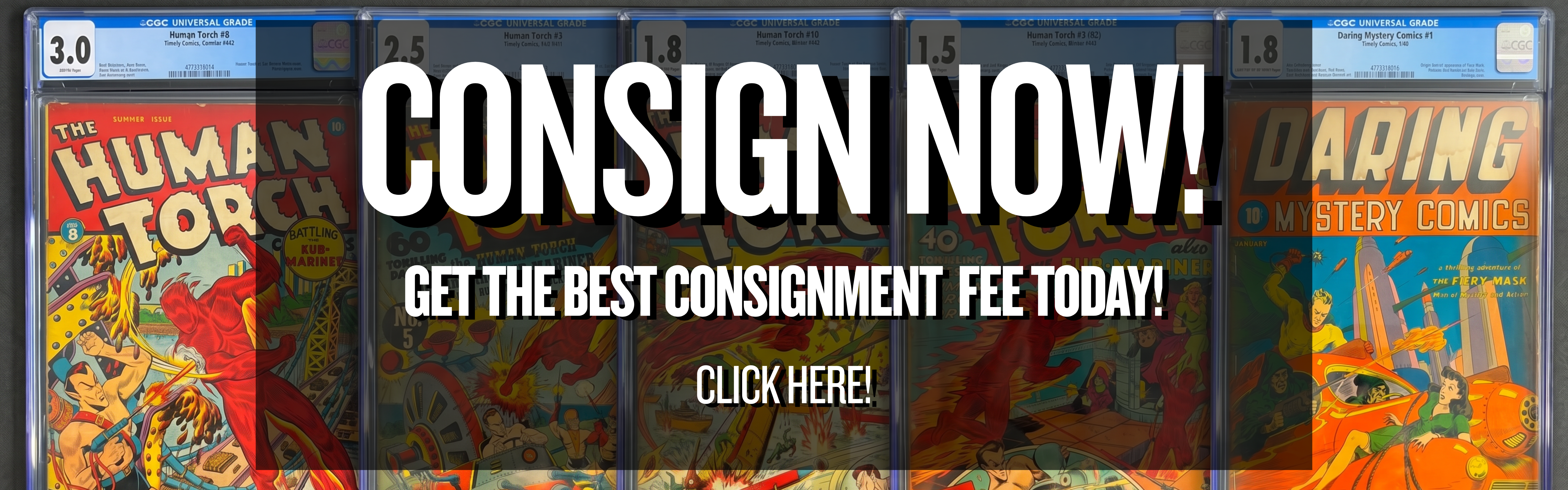 Homepage banner