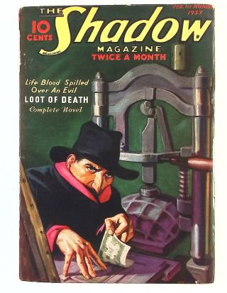 Shadow Magazine #5 Volume 20 1937 - Image 0