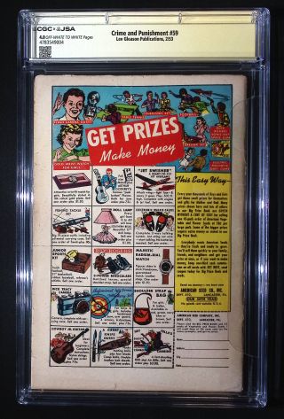 Crime and Punishment #59 SIGNED BY CHARLES BIRO!  - Image 1