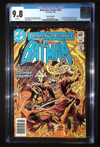 Detective Comics #523 (Newsstand) Cameo of Killer Croc - Image 0