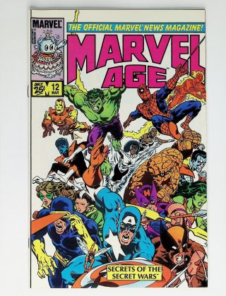 Marvel Age  #12 - Image 0