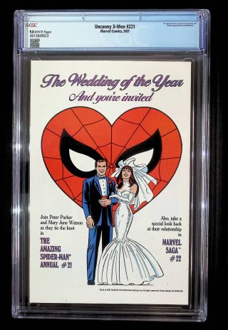 Uncanny X-Men  #221 - Image 1