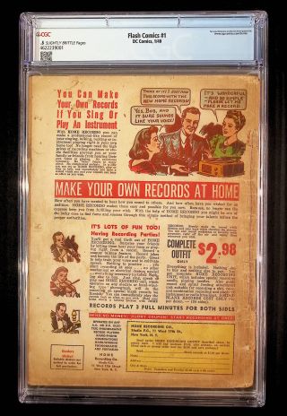 Flash Comics #1 (Flash Story Complete!) - Image 1