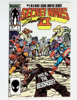 Secret Wars II  #1 Signed by Jim Shooter - Image 0