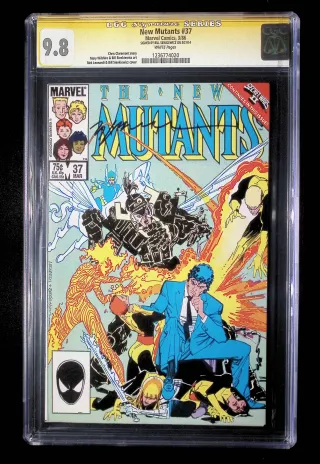 New Mutants  #37 Signed by Bill Sienkiewicz - Image 0