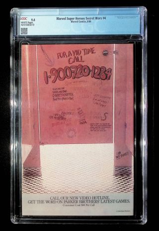 Marvel Super Heroes Secret Wars  #4 - Image 1