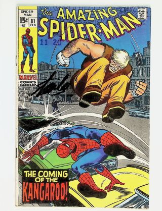 Amazing Spider-Man  #81 Signed by Stan Lee! - Image 0