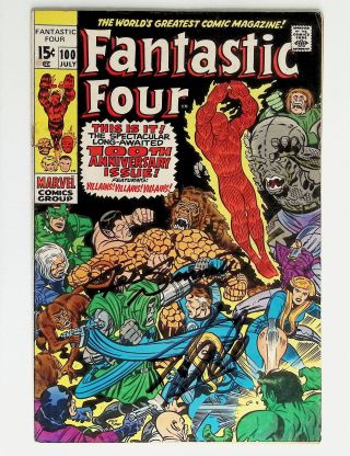 Fantastic Four  #100 Signed by Stan Lee & Joe Sinnott - Image 0