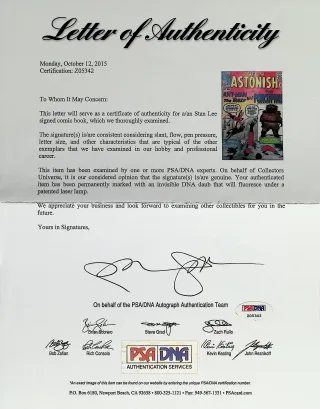 Tales to Astonish  #48 Signed by Stan Lee! - Image 2