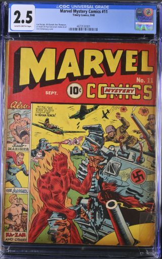 Marvel Mystery Comics  #11 CGC 2.5 - Image 0