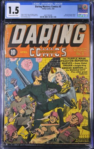 Daring Mystery Comics  #3 CGC 1.5 - Image 0