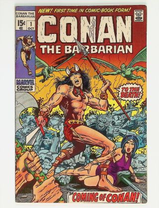 Conan the Barbarian  #1 Signed by Stan Lee & Barry Smith - Image 0