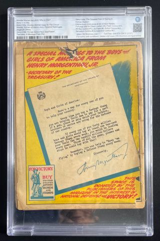 Wonder Woman  #1 CGC 1.0 Southern Belle Collection - Image 1