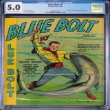 Blue Bolt  #4 CGC 5.0 Shark Cover! - Thumbnail 0