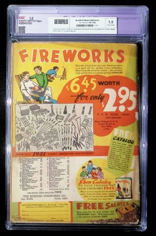 Silver Streak Comics  #11 CGC 1.5 - Image 1