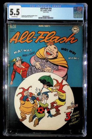All-Flash  #24 CGC 5.5 - Image 0