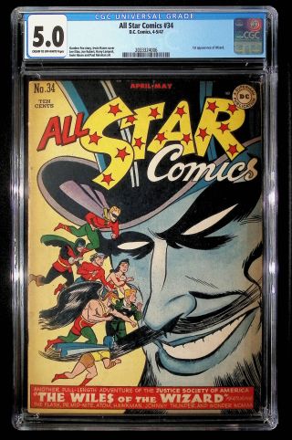 All-Star Comics  #34 CGC 5.0 - Image 0