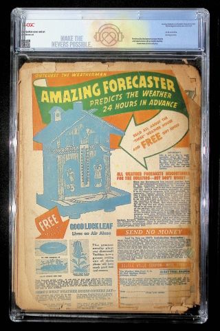 Catman Comics  #21 CGC 0.5 - Image 1