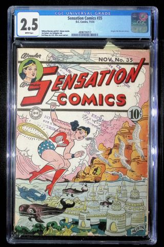 Sensation Comics  #35 CGC 2.5 - Image 0