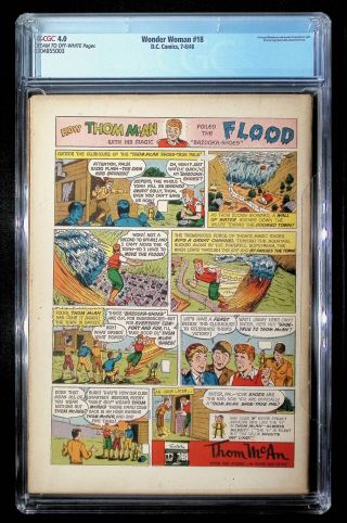 Wonder Woman  #18 CGC 4.0 - Image 1