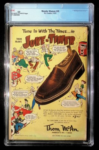 Wonder Woman  #48 CGC 4.0 - Image 1