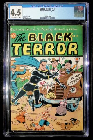 Black Terror  #13 CGC 4.5 - Image 0