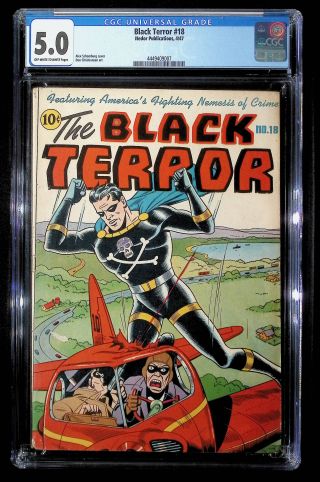 Black Terror  #18 CGC 5.0 - Image 0