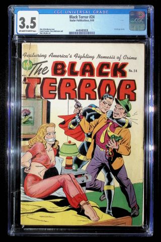 Black Terror  #24 CGC 3.5 - Image 0