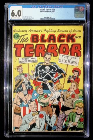 Black Terror  #25 CGC 6.0 - Image 0