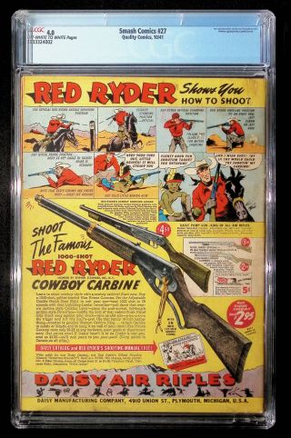 Smash Comics  #27 CGC 4.0 - Image 1