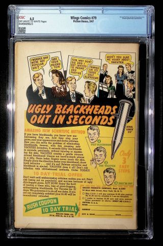 Wings Comics  #79 CGC 6.5 - Image 1