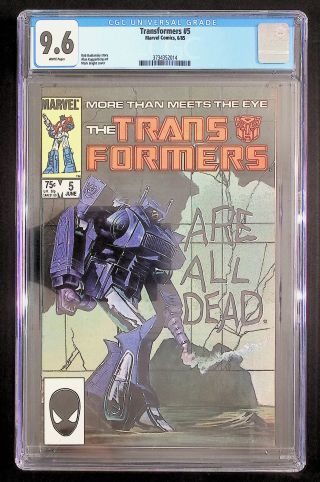 Transformers, The  #5 CGC 9.6 - Image 0
