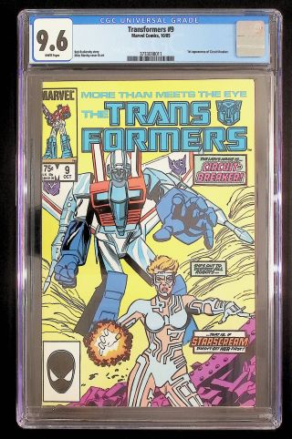 Transformers, The  #9 CGC 9.6 - Image 0