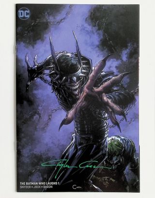 Batman Who Laughs, The #1 (Variant) Signed by Clayton Crain! - Image 0