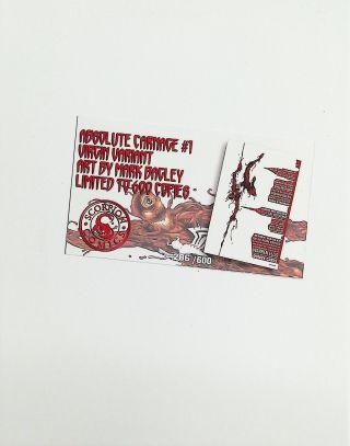 Absolute Carnage #1 (Variant) Limited to 600! - Image 2