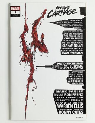 Absolute Carnage #1 (Variant) Limited to 1500! - Image 0