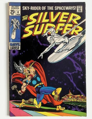 Silver Surfer #4-(Lacquer on Cover) - Image 0
