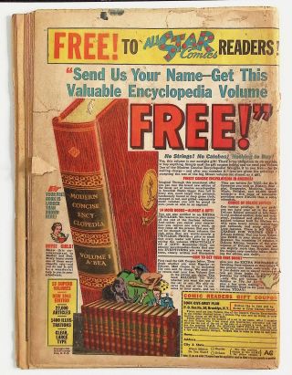 All-Star Comics #7 Incomplete - Image 1