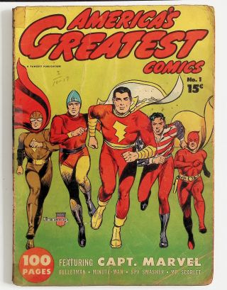 America's Greatest Comics #1 Amateur Resto - Image 0