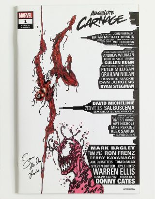 Absolute Carnage #1 (Store Exclusive) Signed and Sketched! - Image 0