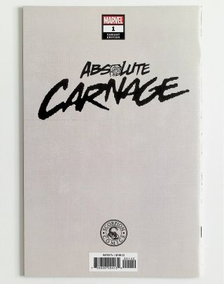 Absolute Carnage #1 (Store Exclusive) Signed and Sketched! - Image 1