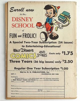 Walt Disney's Comics and Stories #8 (44) - Image 1