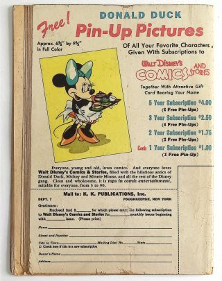 Walt Disney's Comics and Stories #10 (82) - Image 1