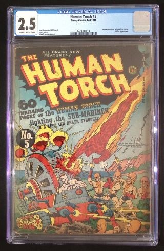 Human Torch #5 CGC - Image 0