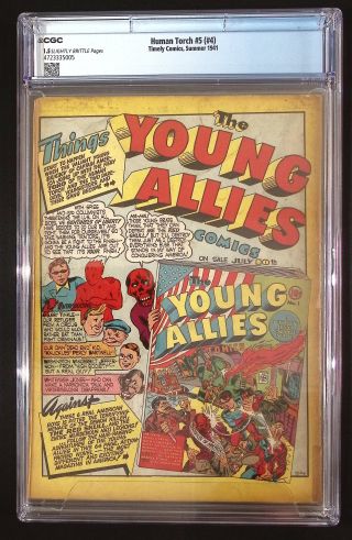 Human Torch #5 (#4) CGC - Image 1