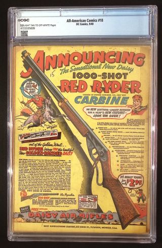 All-American Comics #18 CGC - Image 1