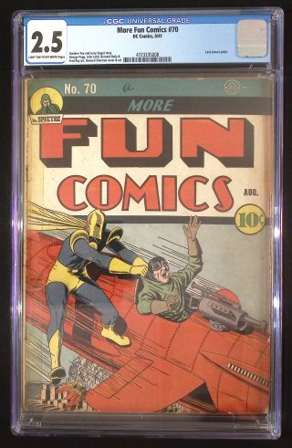 More Fun Comics #70 CGC - Image 0