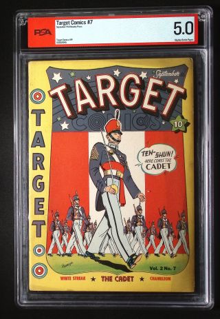 Target Comics #7 PSA 5.0 - Image 0