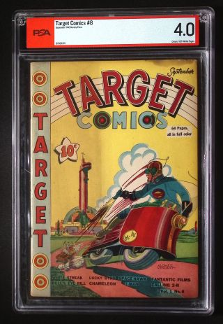 Target Comics #8 PSA 4.0 Scarce! - Image 0