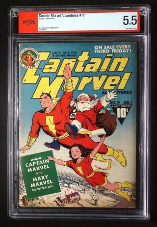 Captain Marvel Adventures #19 PSA - Image 0